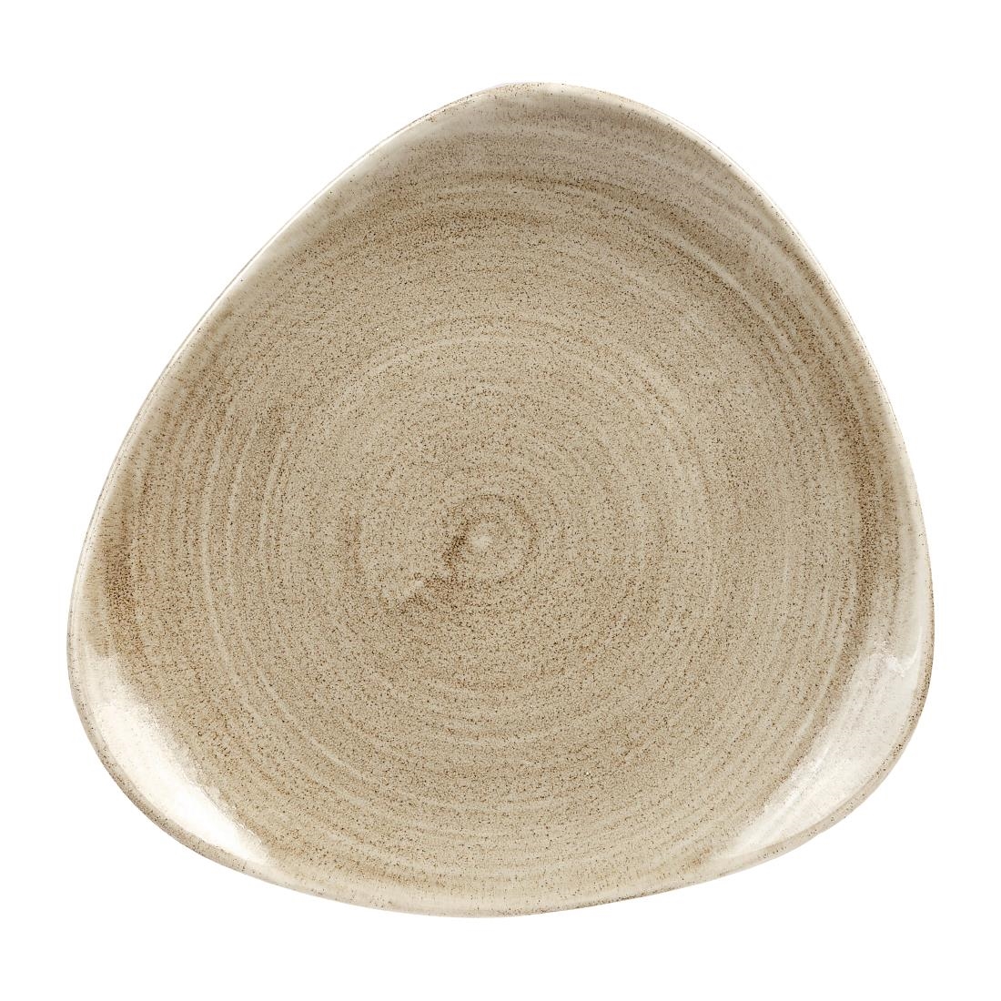 Churchill Stonecast Patina Antique Taupe Lotus Bord
