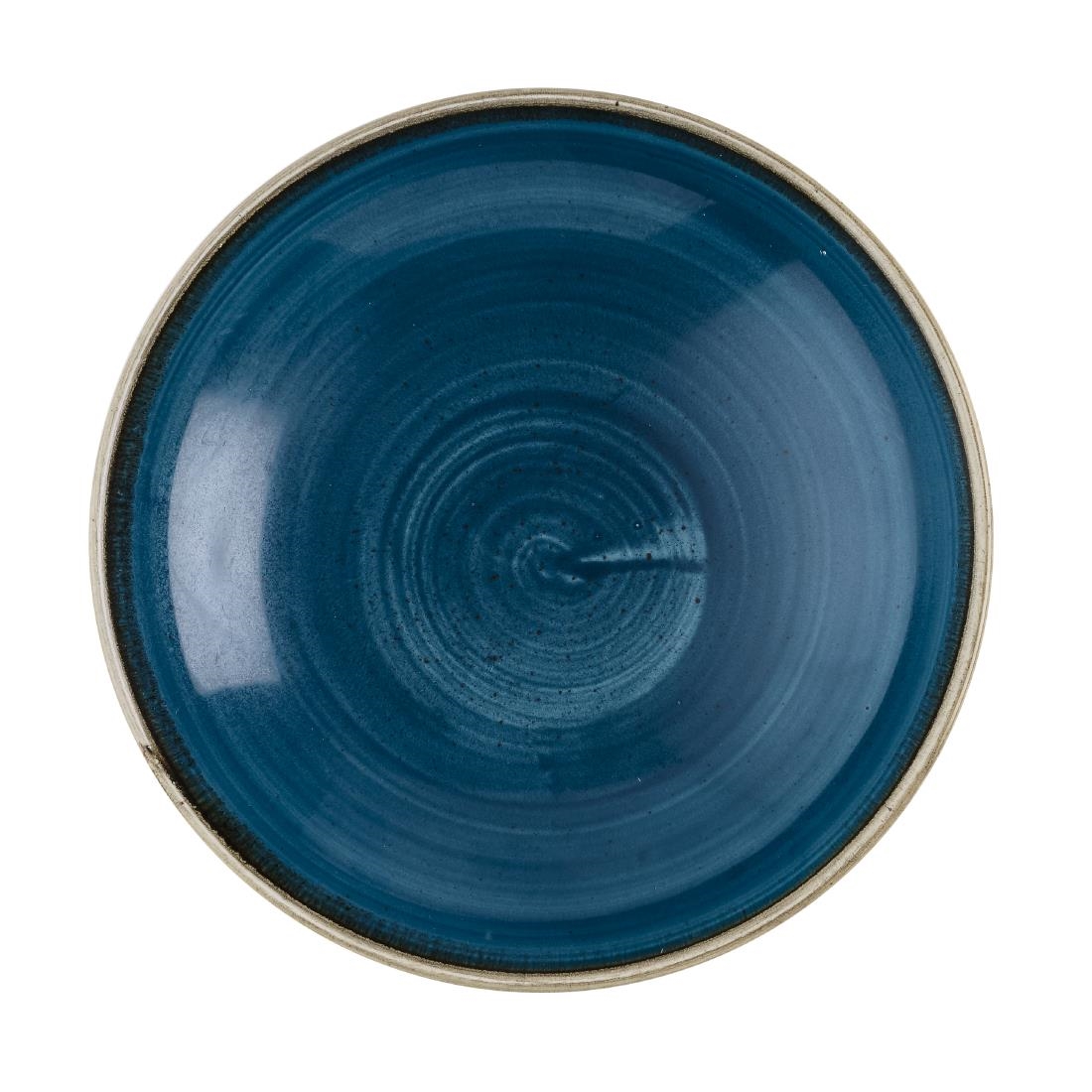 Churchill Stonecast Java Blue Coupe Kom 18.4cm (12 stuks)