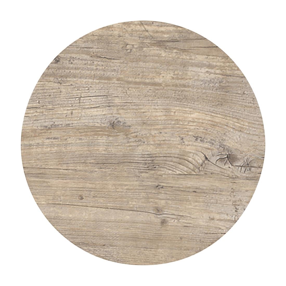 Planches de présentation rondes en polyester bio Roltex S-Plank 38 cm vintage (lot de 5)