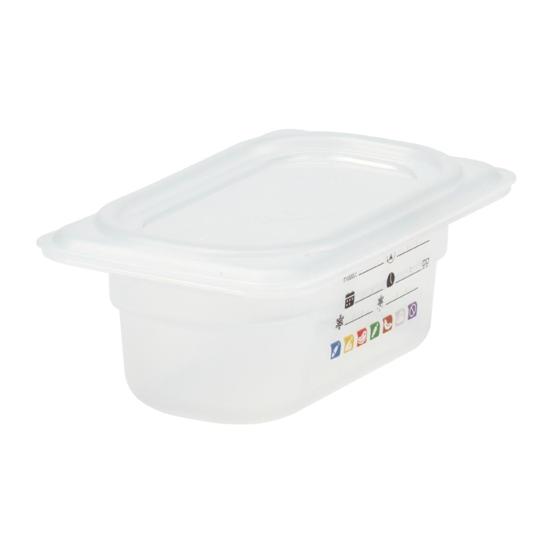 Bac en polypropylène Cambro Safetrak IML GN 1/9 65mm