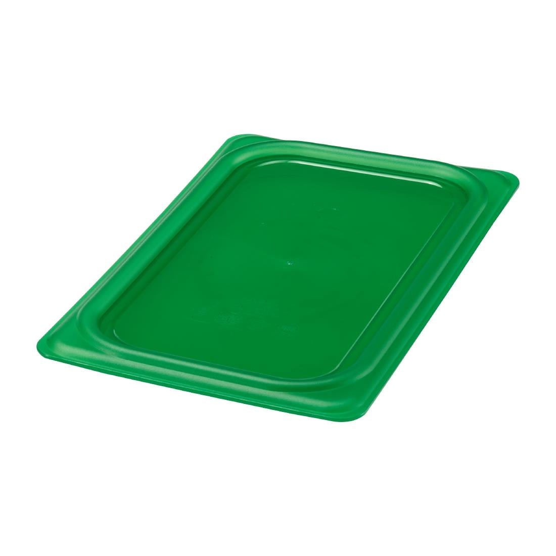 Couvercle hermétique en polypropylène GN 1/4 Cambro Safetrak IML vert