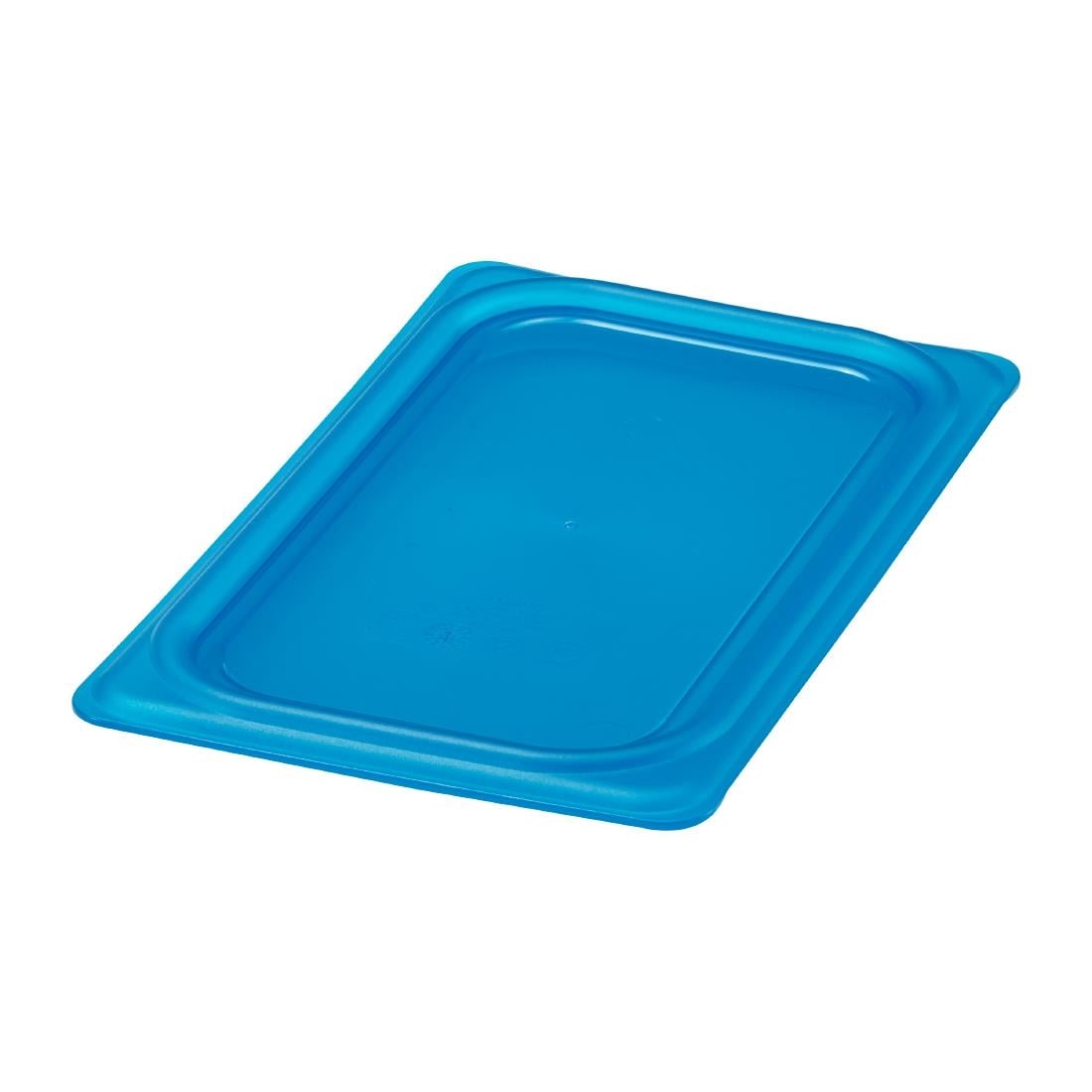 Couvercle hermétique en polypropylène GN 1/4 Cambro Safetrak IML bleu
