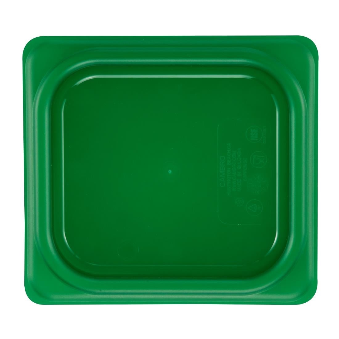 Couvercle hermétique en polypropylène GN 1/6 Cambro Safetrak IML vert
