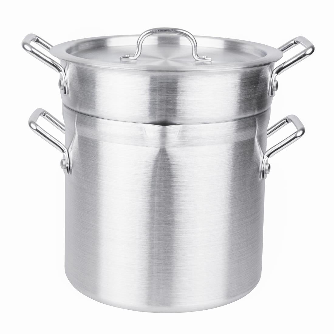 Marmite bain marie aluminium Vogue 10L