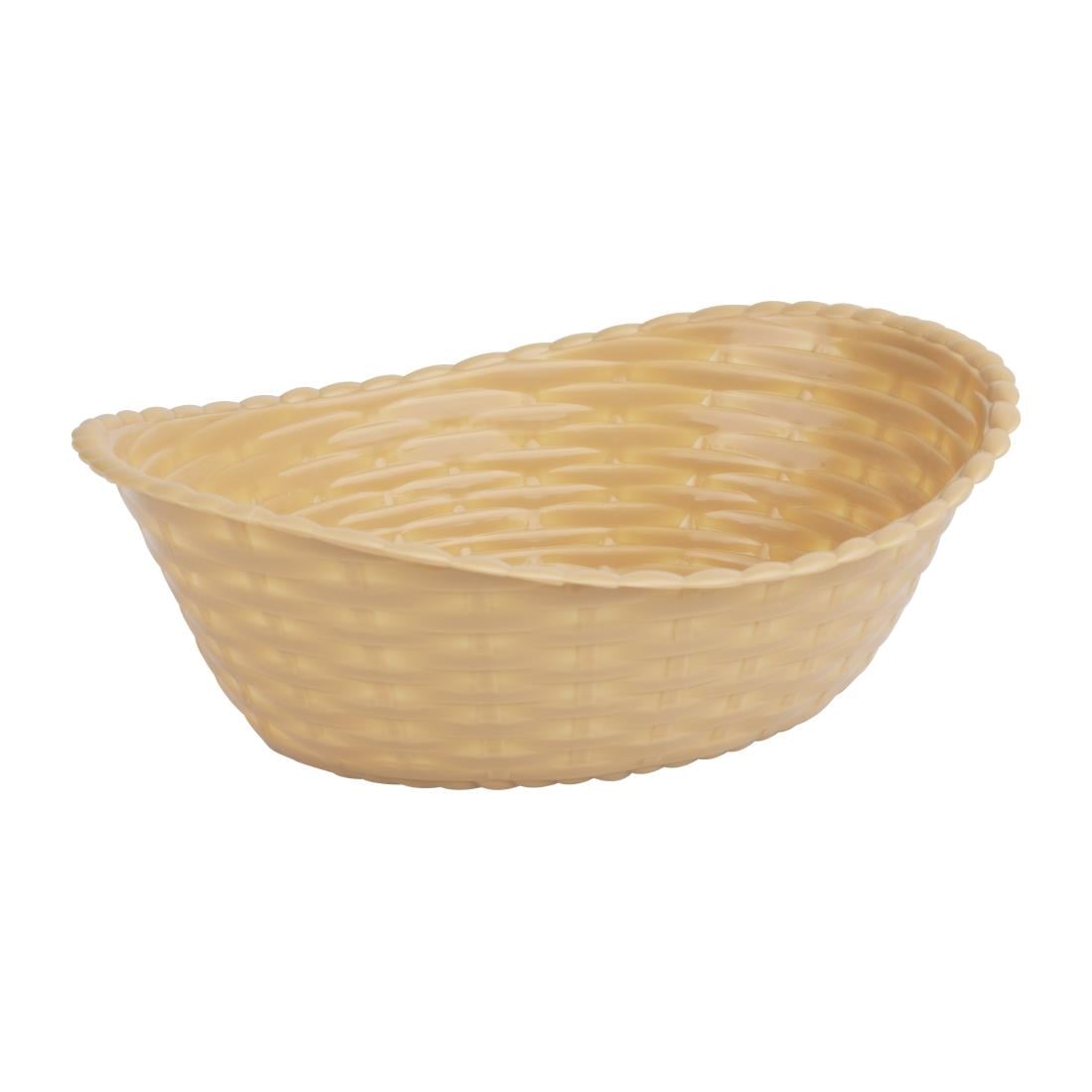 Panier ovale en polypropylène Olympia Kristallon