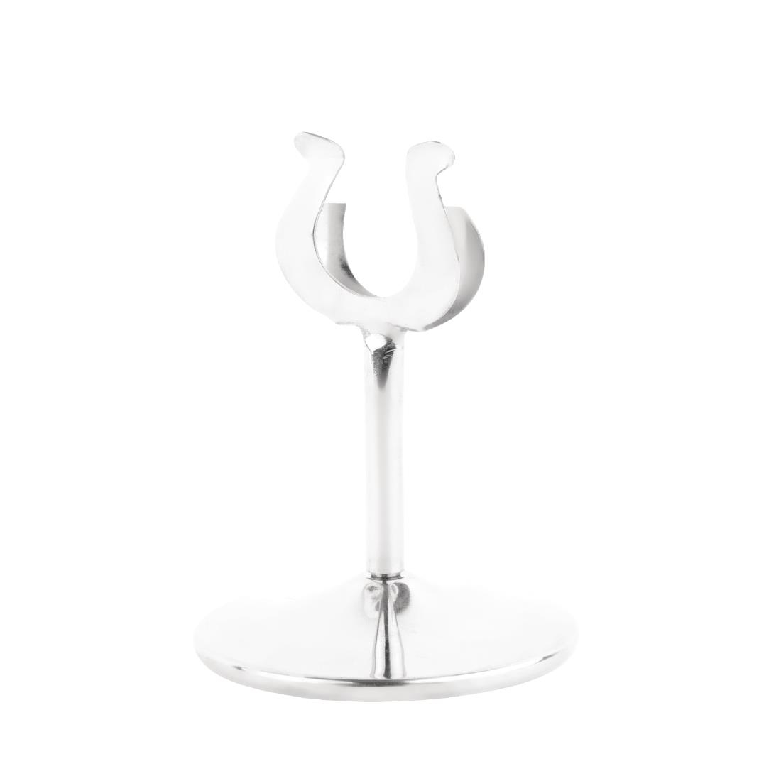 Support numéro de table en inox Olympia 100mm