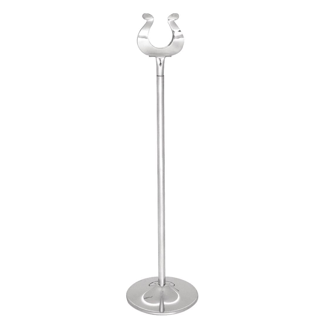 Support numéro de table en inox Olympia 255mm