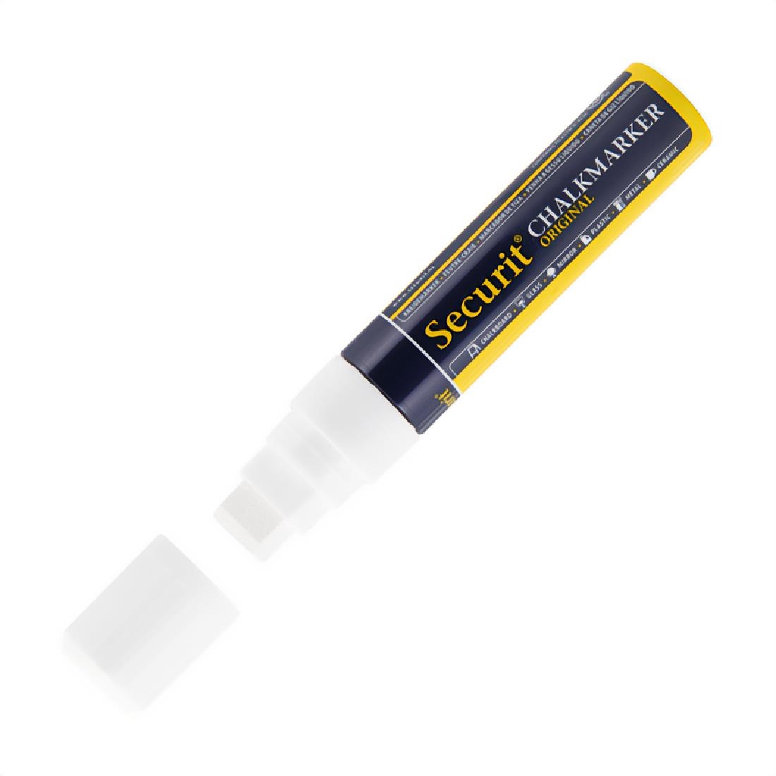 Marqueur craie Securit 15mm blanc