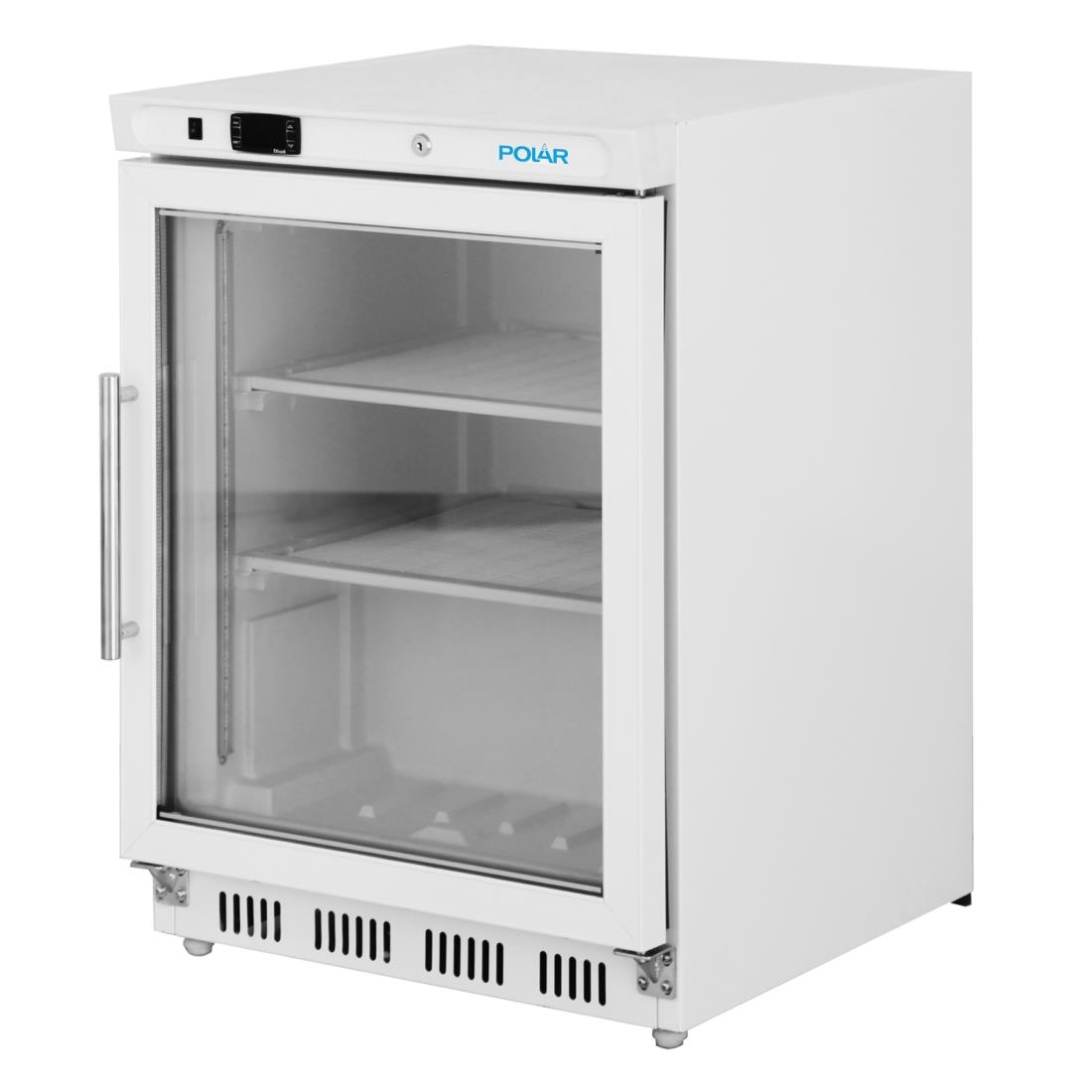 Vitrine réfrigérée négative de comptoir Polar Série C blanche 129L