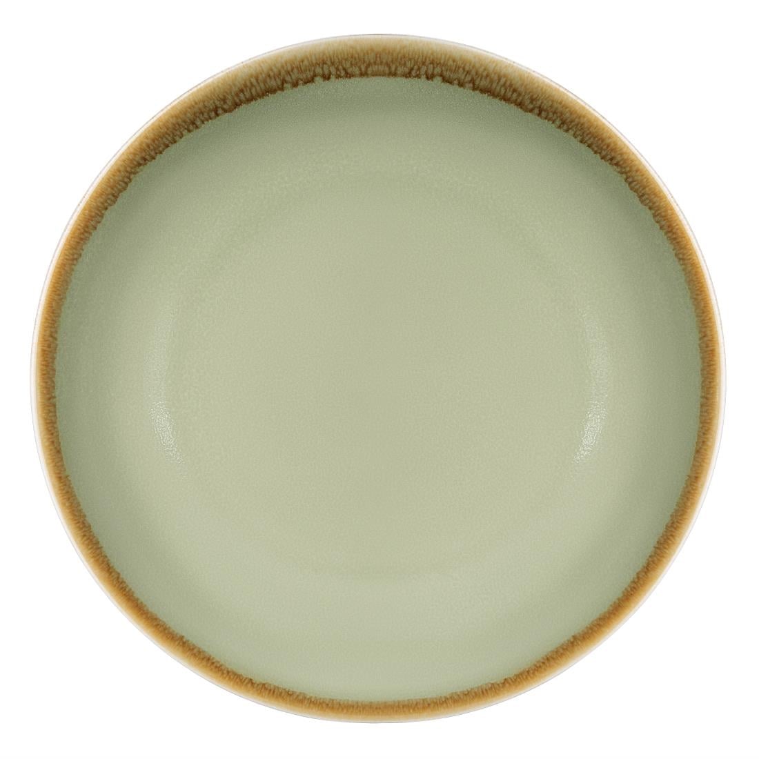 Assiettes plates rondes Kiln Olympia mousse 230mm (lot de 6)