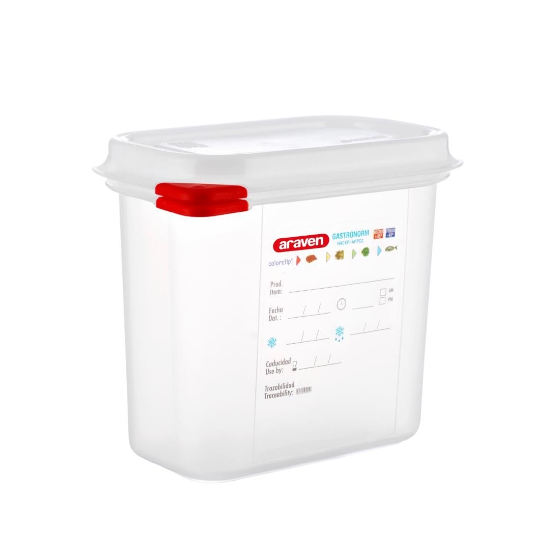 Boîtes alimentaires en polypropylène GN 1/9 Araven 1