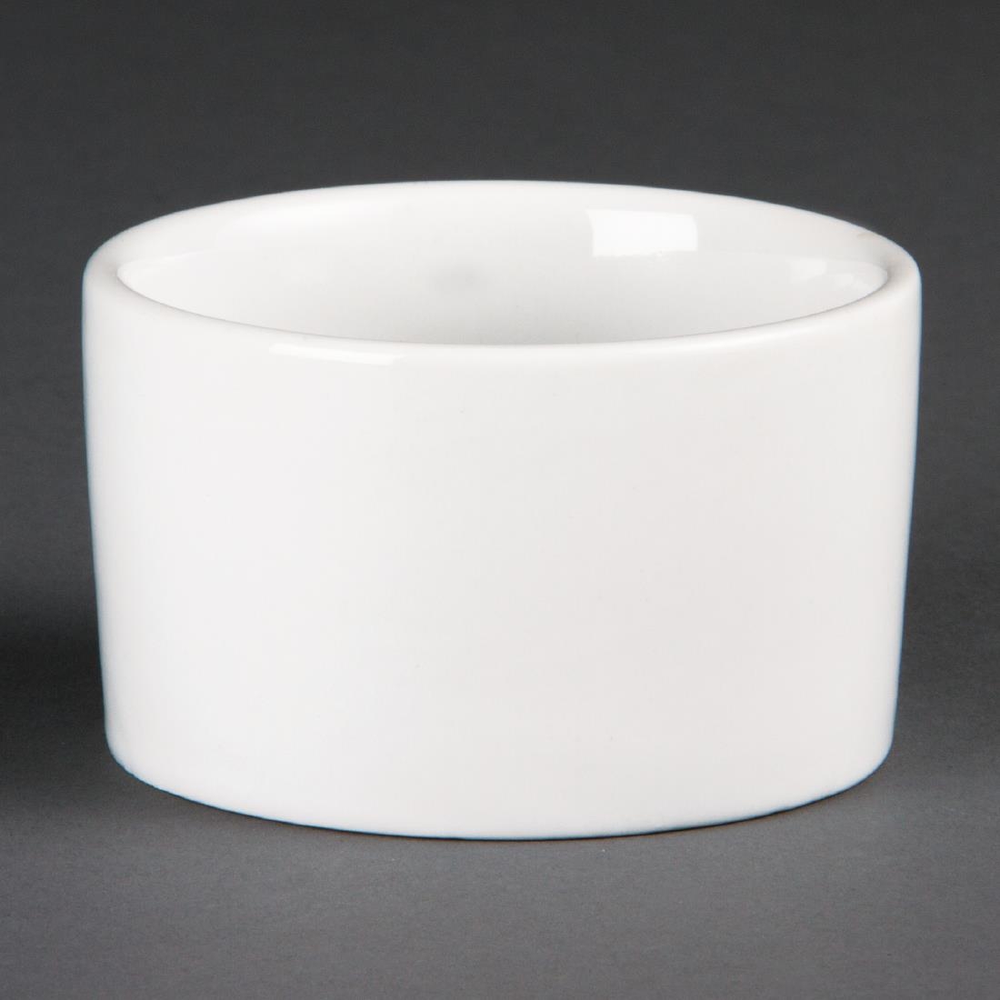 Ramequins contemporains Olympia Whiteware 90mm (lot de 12)