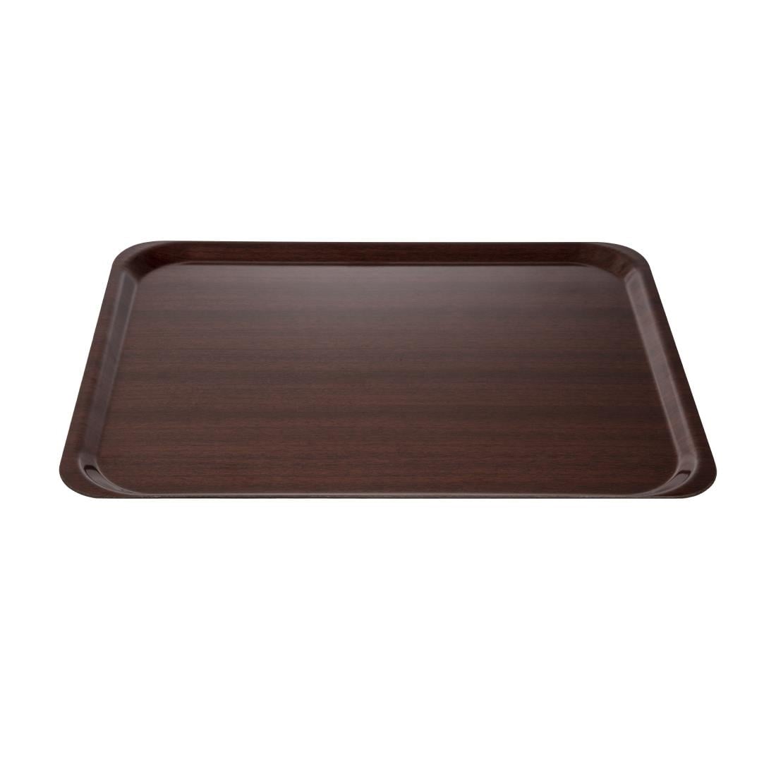 Plateau stratifié lisse Capri Cambro acajou 460mm
