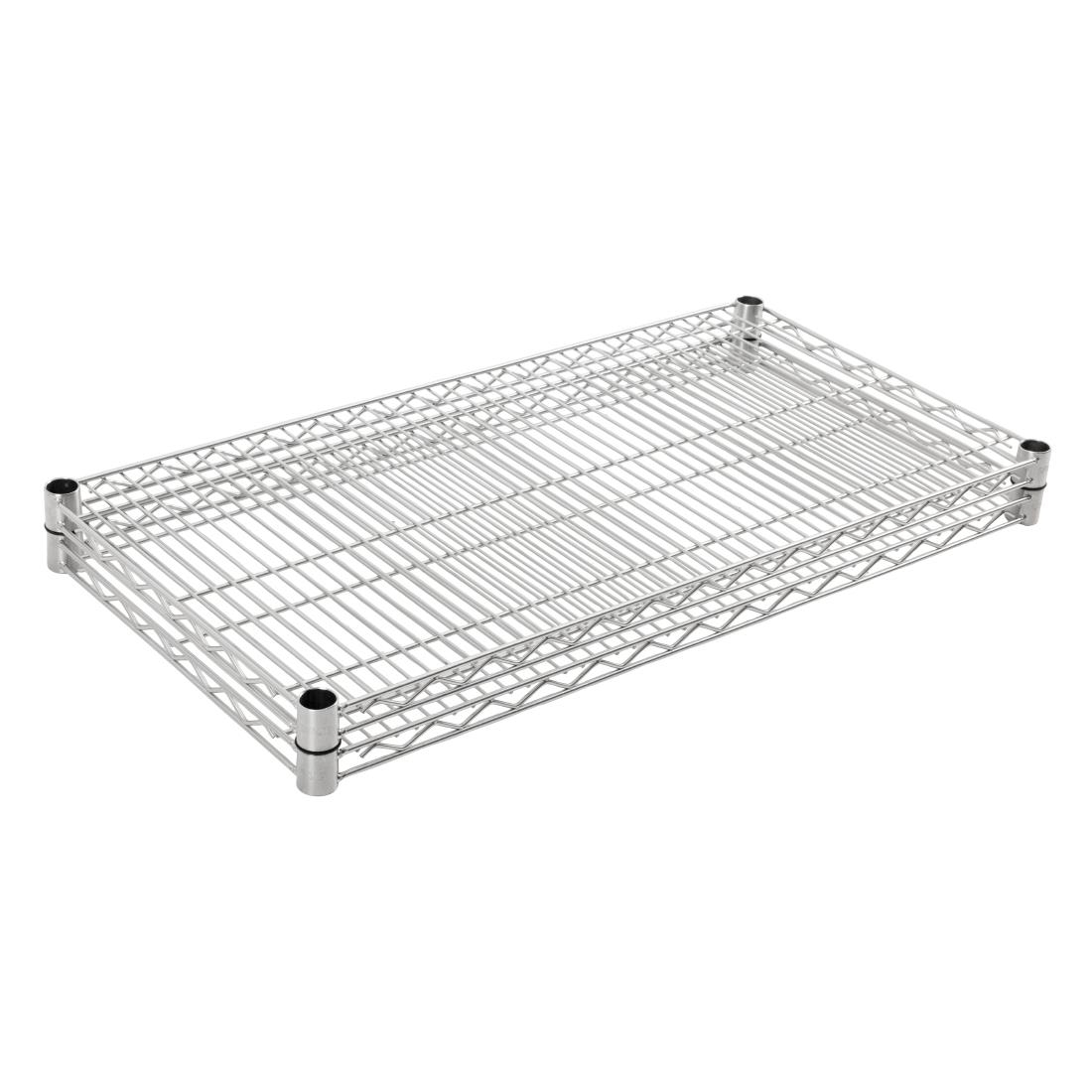 Lot de 2 étagères métalliques Vogue 915x 457mm