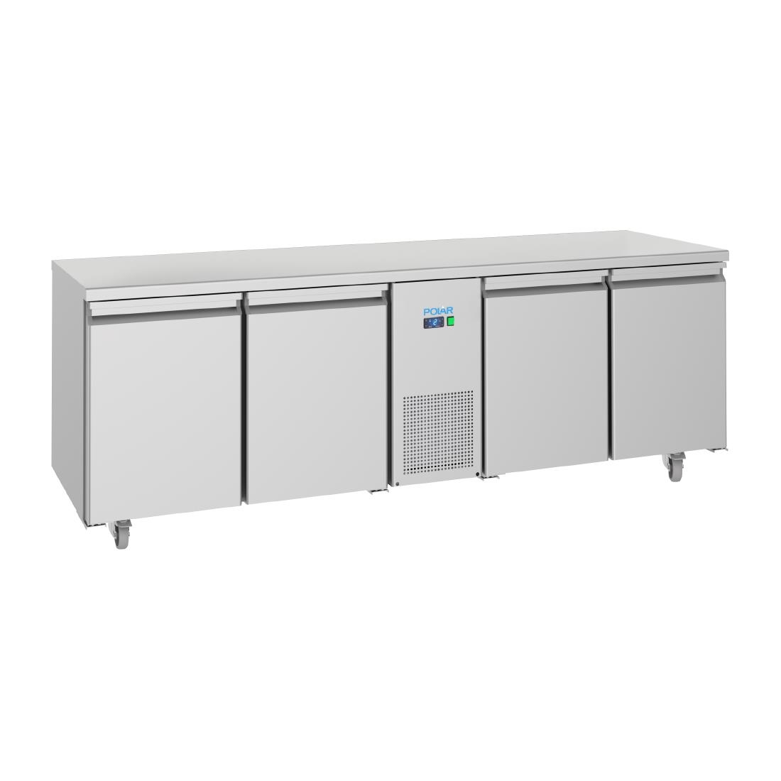 Table réfrigérée positive économe en énergie Polar Série U 4 portes 632L