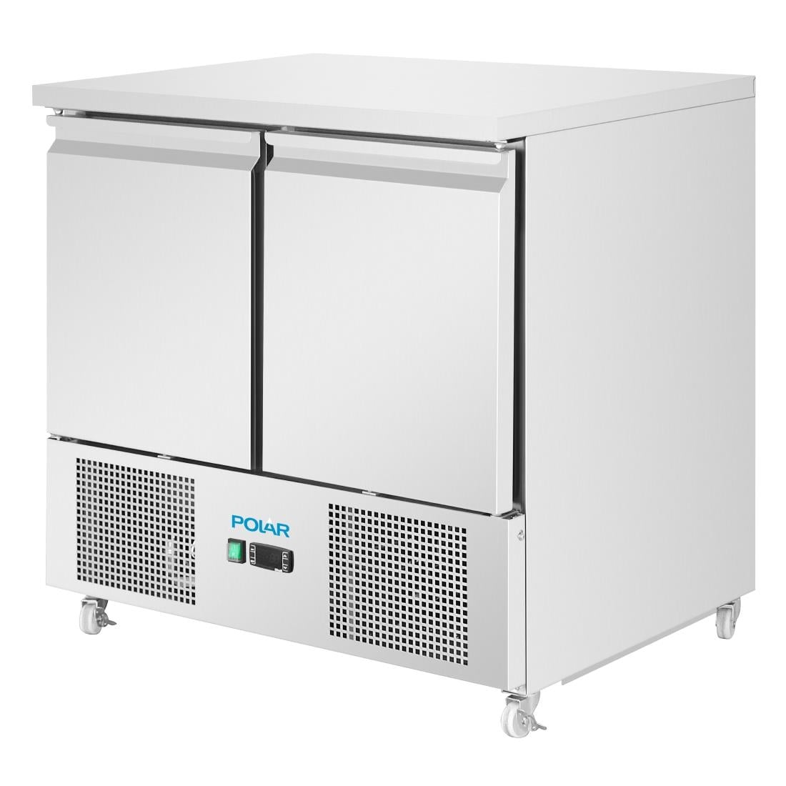 Comptoir à salade Polar série U froid ventilé 2 portes