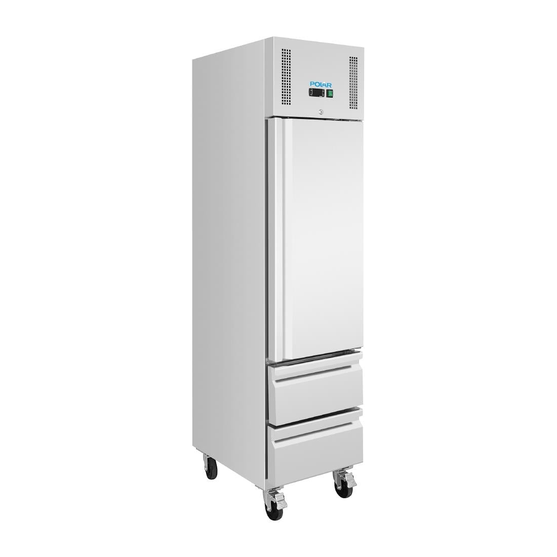 Armoire réfrigérée positive GN slimline 1 porte 2 tiroirs Polar série U 292 L