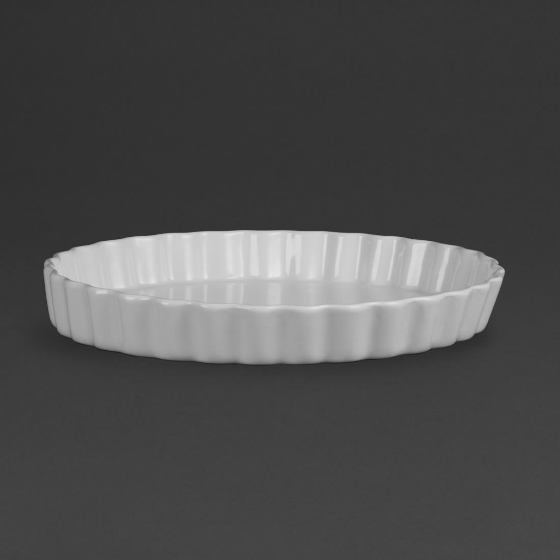 Plats à tarte Olympia Whiteware 297mm (lot de 6)
