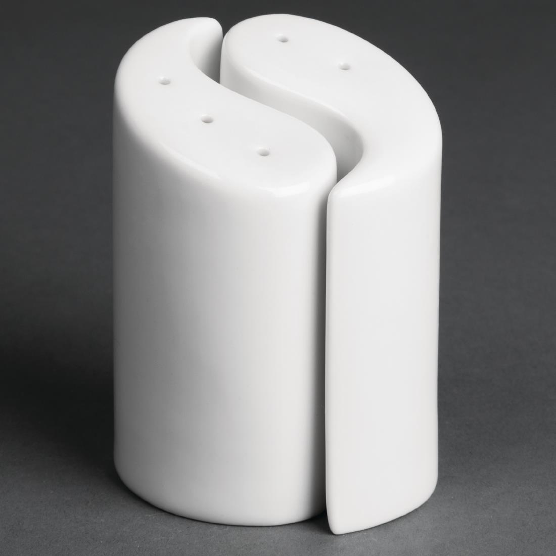 Salières et poivrières Ying Yang Olympia Whiteware 95mm (lot de 12)