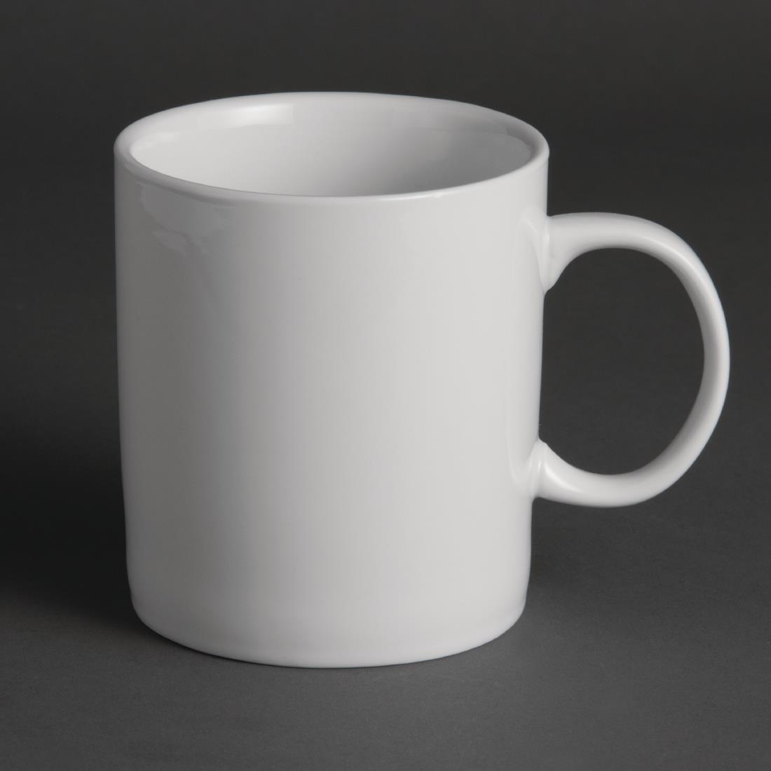 Grands mugs blancs Olympia Whiteware 483ml (lot de 12)