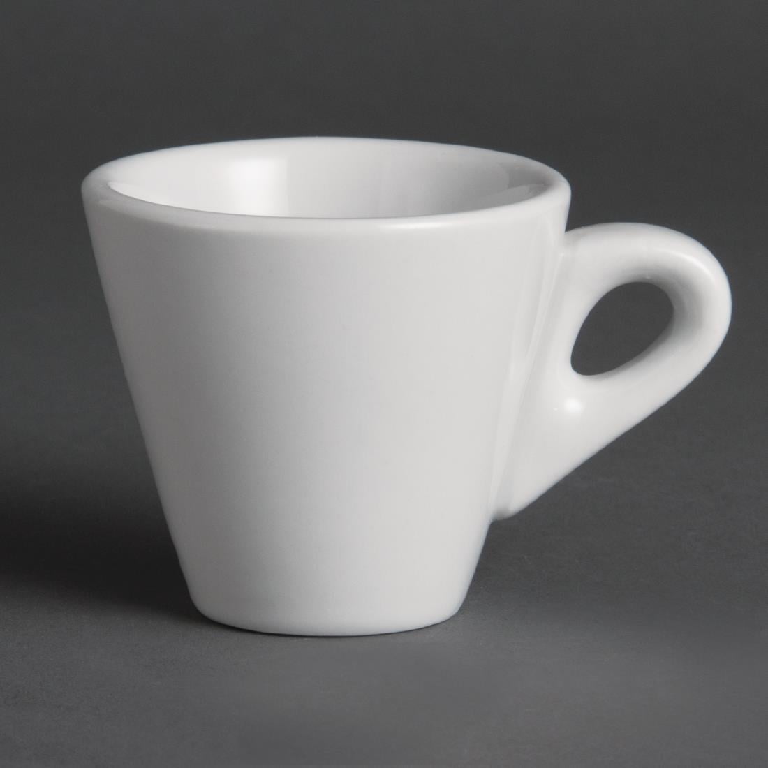 Tasses à espresso coniques Olympia Whiteware 60ml (lot de 12)