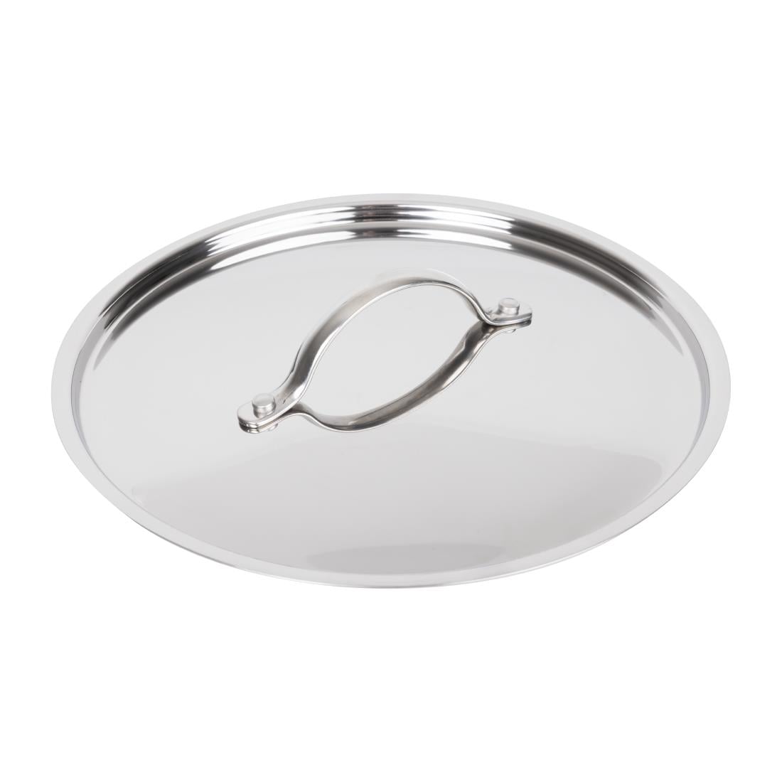 Couvercle inox et aluminium Vogue Tri Wall 240mm