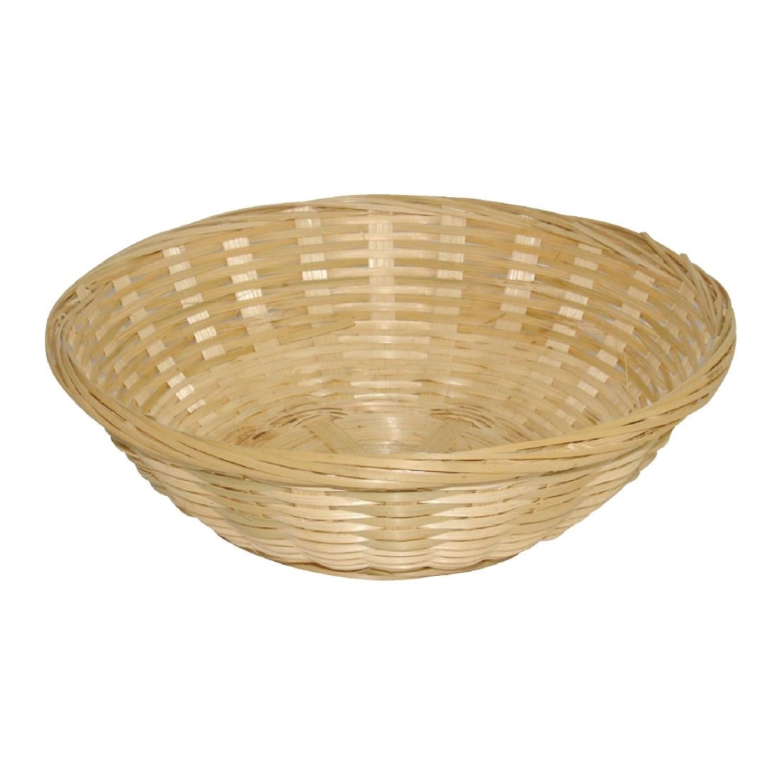 Corbeille à pain en osier Olympia ronde (lot de 6)