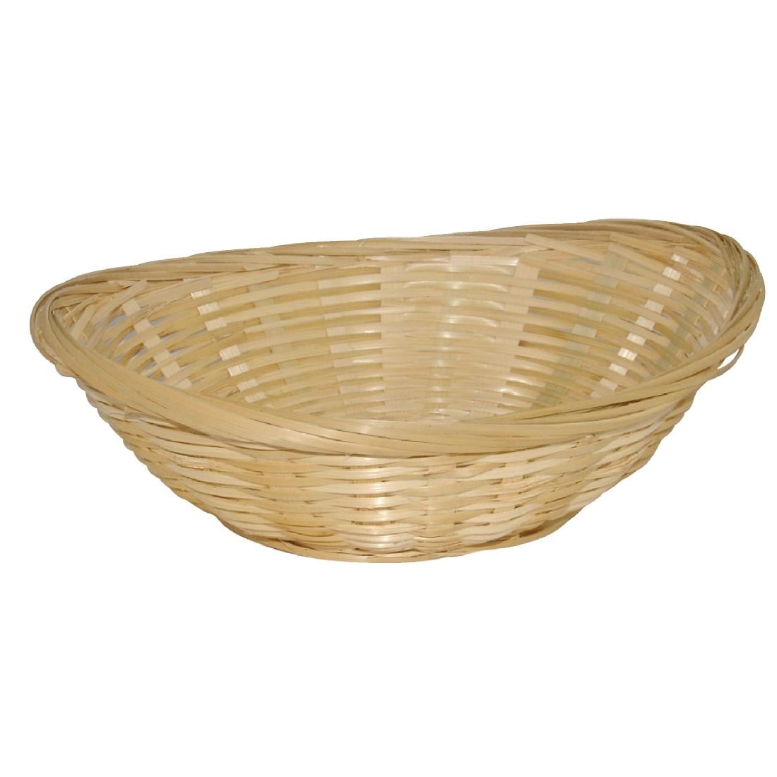 Corbeille à pain en osier Olympia ovale (lot de 6)