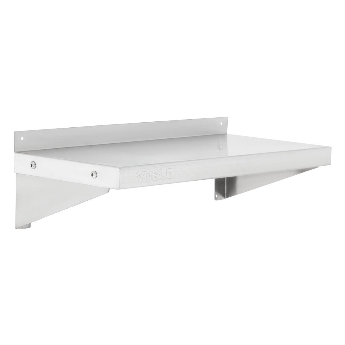 Étagère murale en acier inoxydable Vogue 600mm